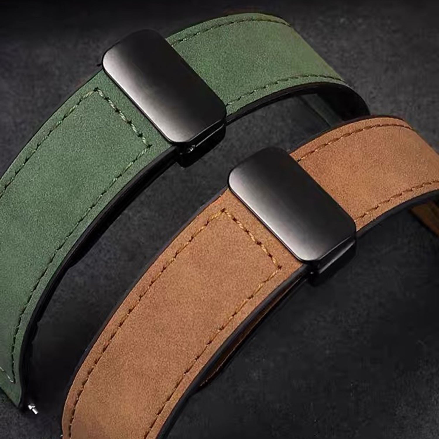 Silicone Magnetic Leather Strap For Samsung Watch 7 Ultra/7 6 4 5 Pro
