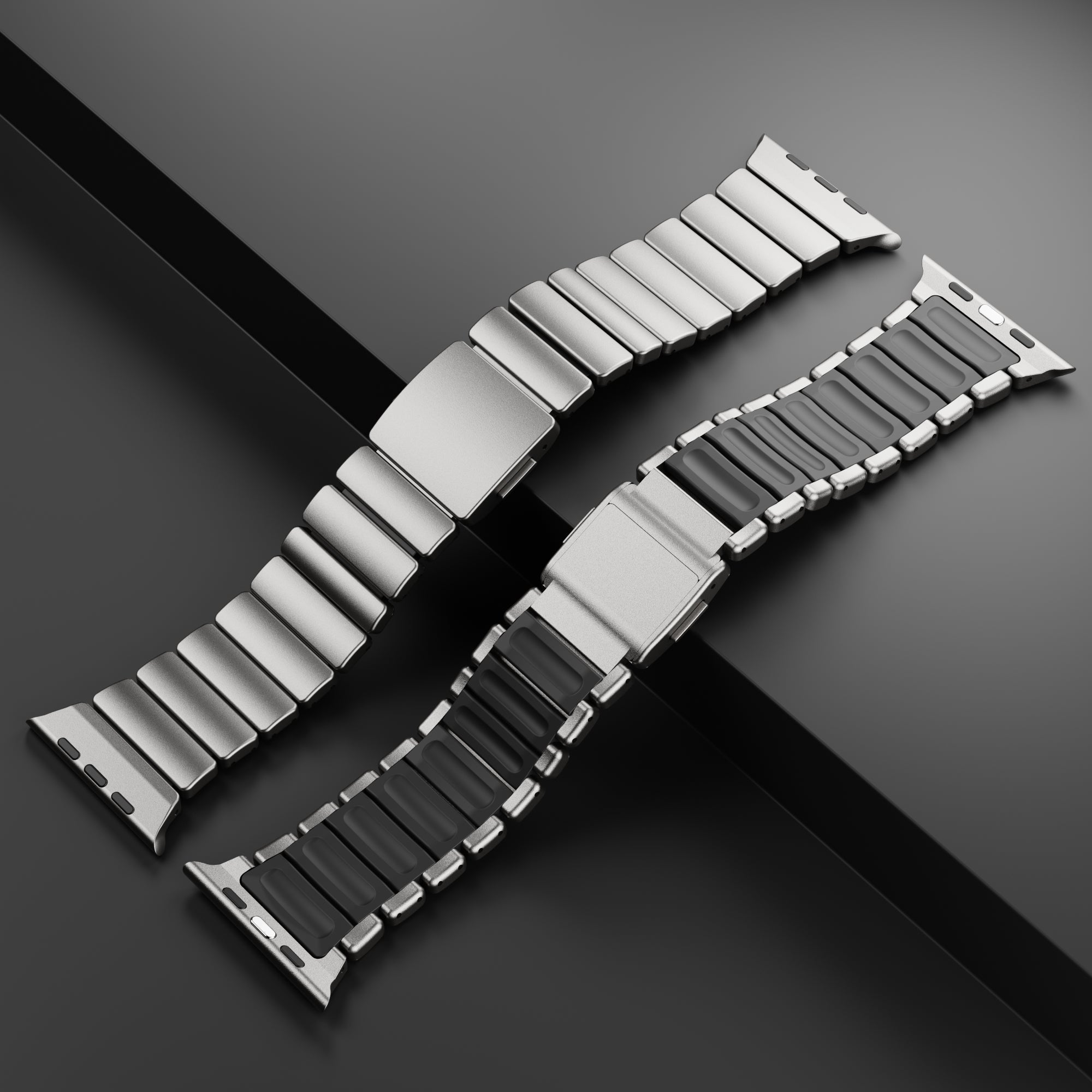 Ultra-Titanium +FKM Band Magnetic Clasp for Apple Watch