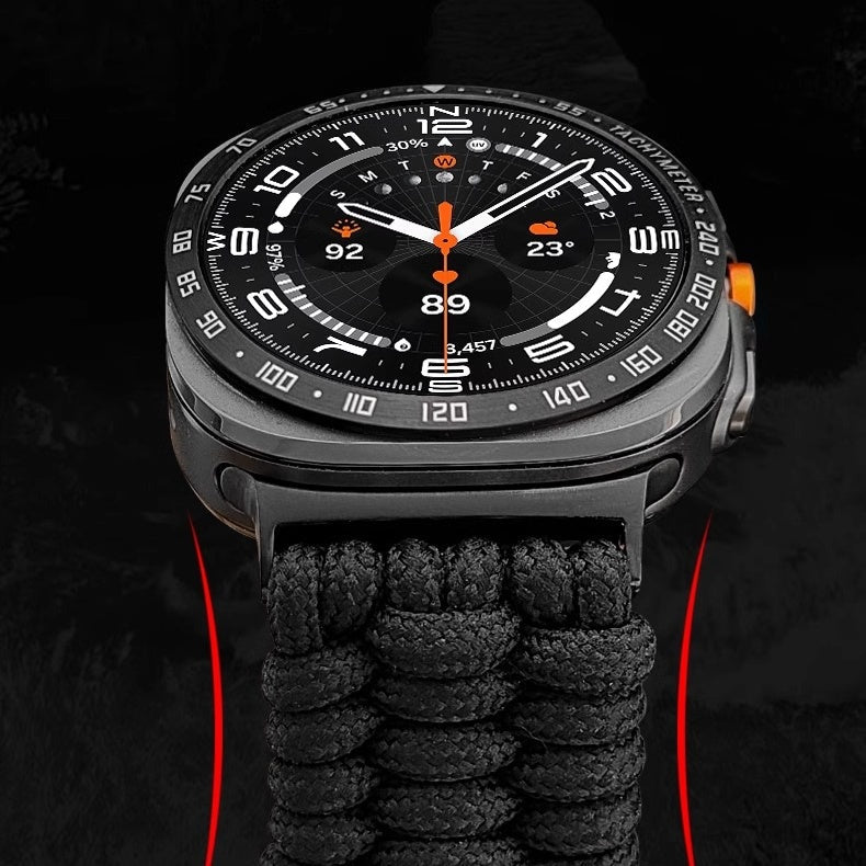 Outdoor Nylon Woven Watch Band for Samsung Galaxy Watch Ultra