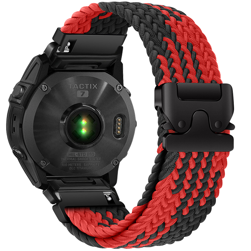 Nylon Braided Band For Garmin Fenix 6X 6 Pro 8 7 7X 5 5X Plus