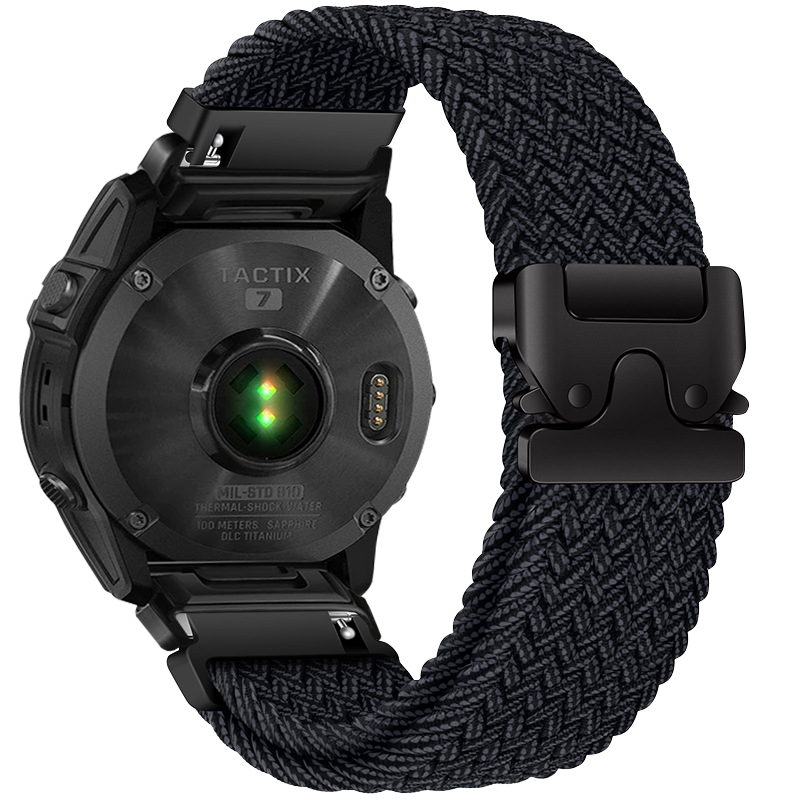 Nylon Braided Band For Garmin Fenix 6X 6 Pro 8 7 7X 5 5X Plus