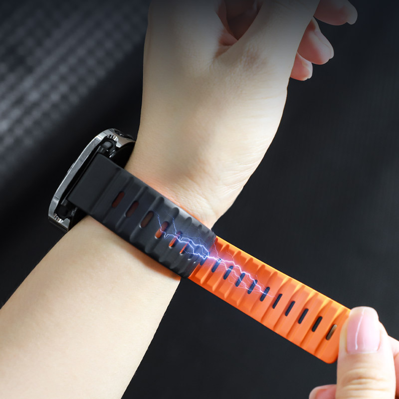 Sport Silicone Magnetic Buckle Watch Strap for Samsung Galaxy Watch 7 Ultra