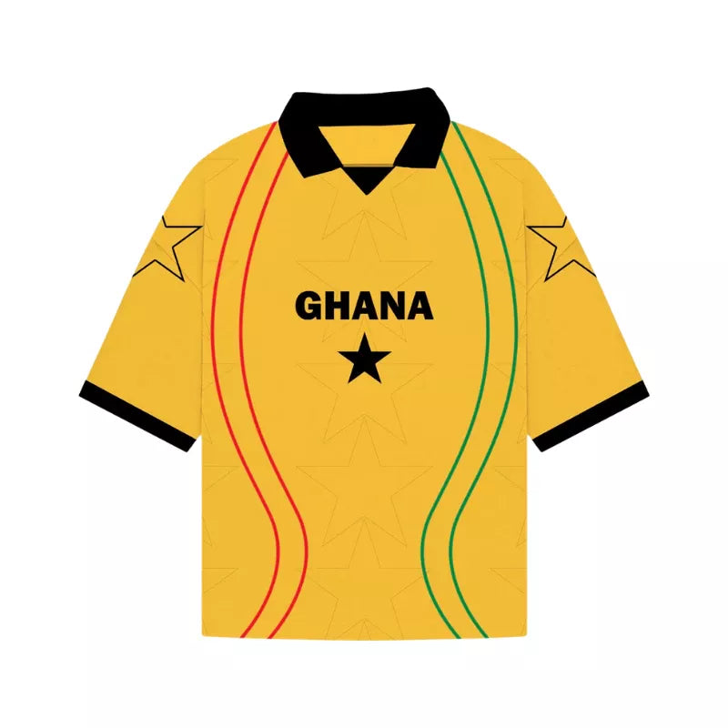 2026 Ghana Yellow Heritage Jersey