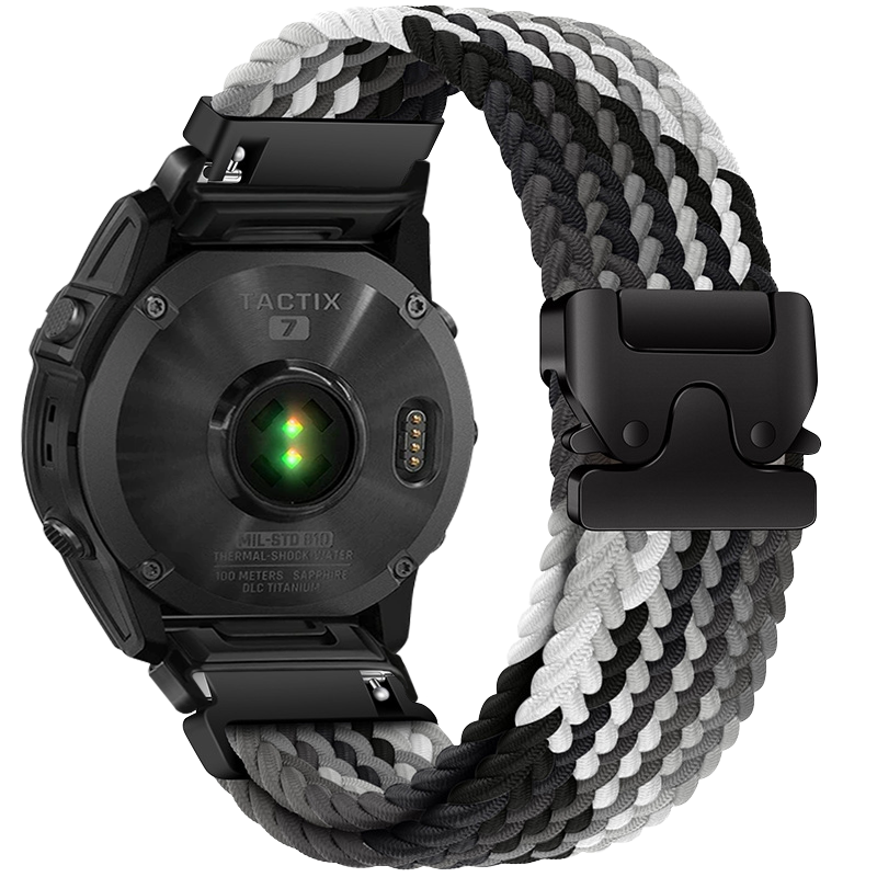 Nylon Braided Band For Garmin Fenix 6X 6 Pro 8 7 7X 5 5X Plus