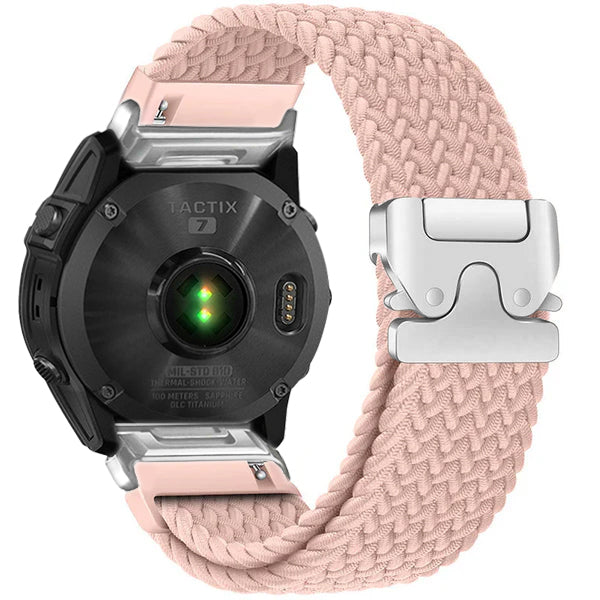 Nylon Braided Band For Garmin Fenix 6X 6 Pro 8 7 7X 5 5X Plus