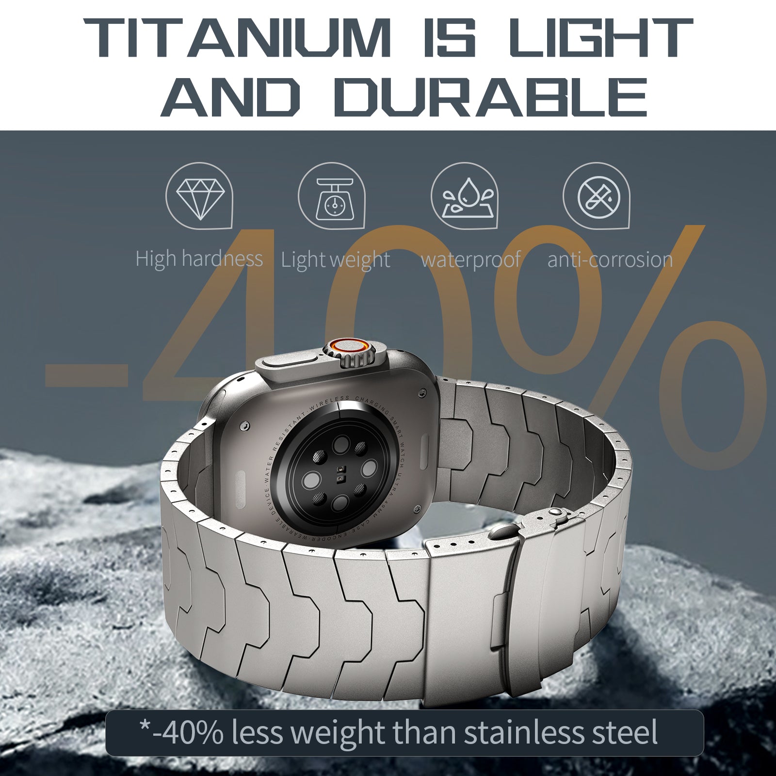 Titanium Ultra Band Pro For Apple Watch