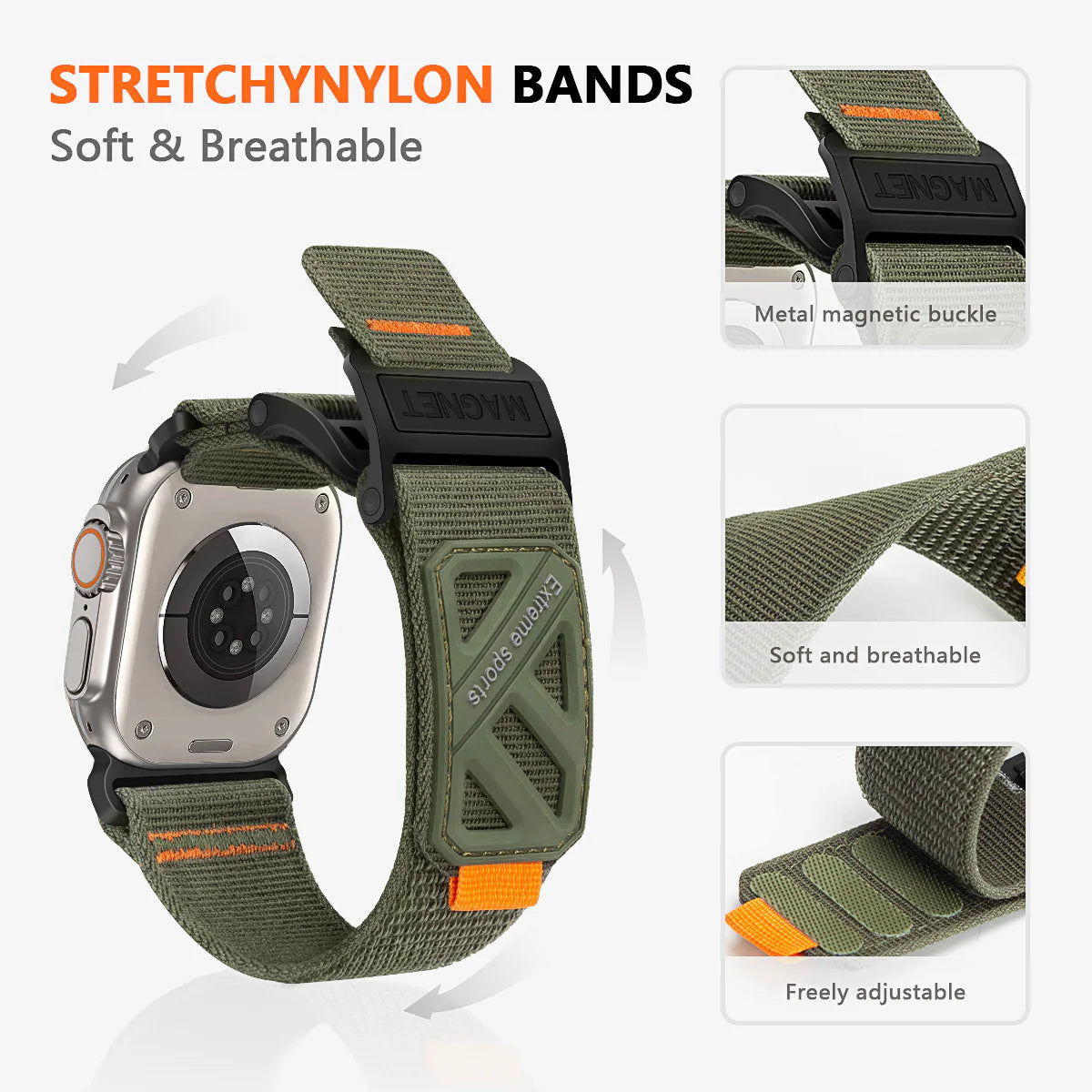 Extreme Nylon Magnetic Band