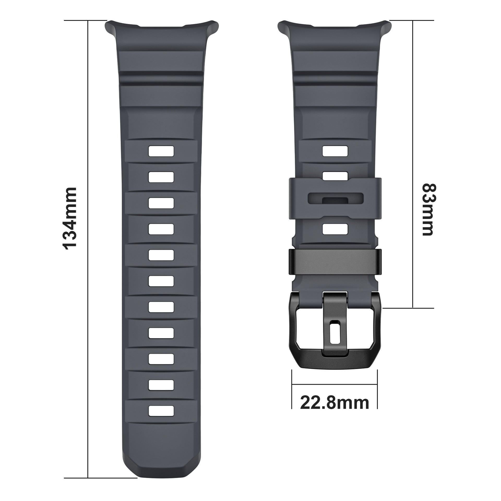 Titan Sport Silicone Band For Samsung Galaxy Watch Ultra