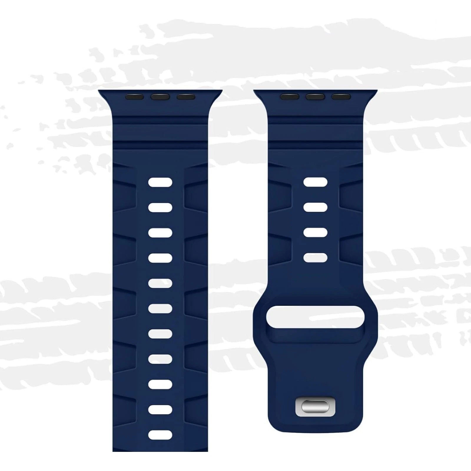 Wide Wristband Silicone Strap For Apple Watch