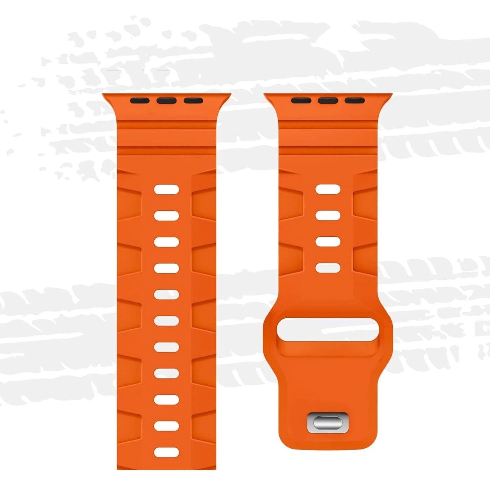 Wide Wristband Silicone Strap For Apple Watch