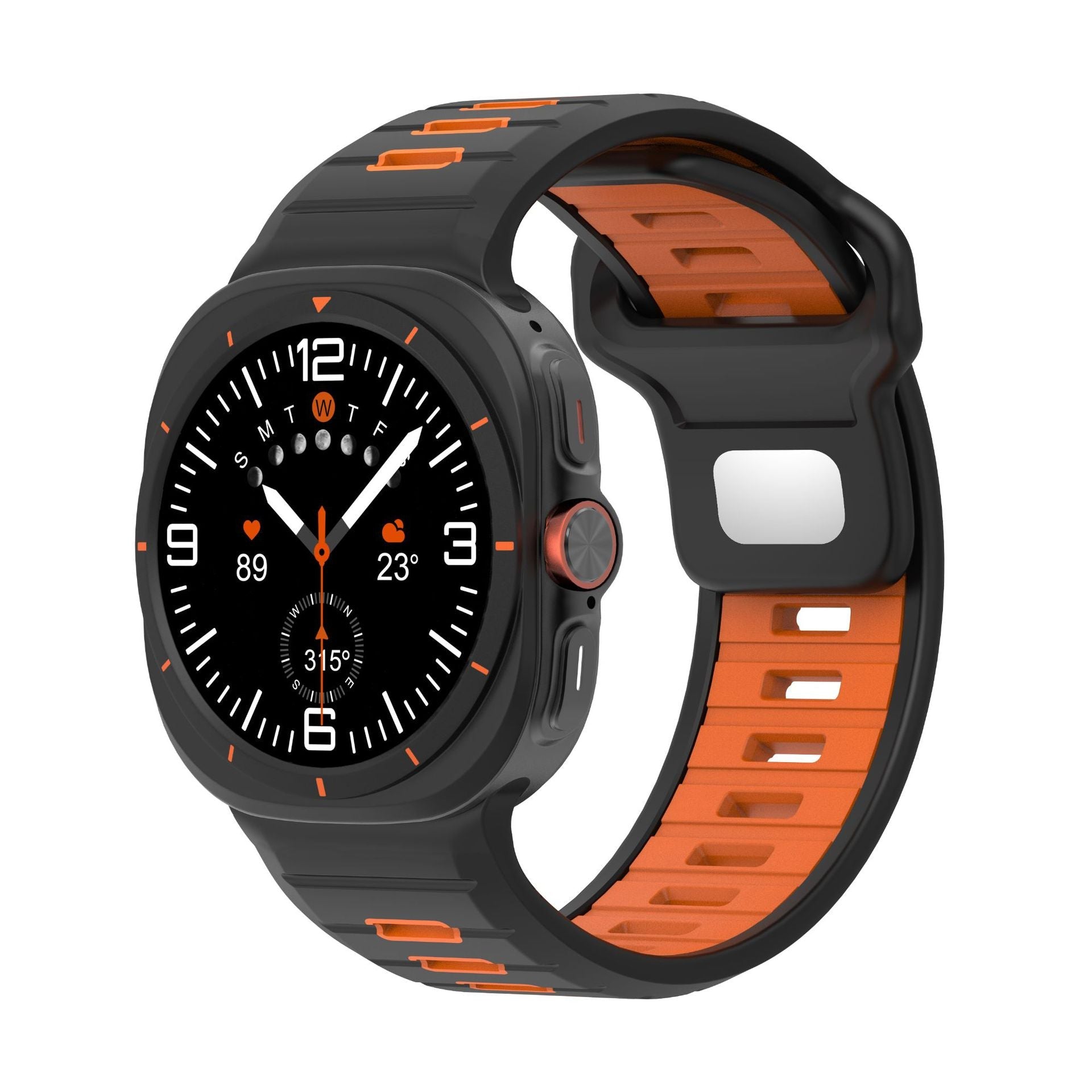 Silicone Sport Wrist Band Strap for Samsung Galaxy Galaxy Watch Ultra 47mm