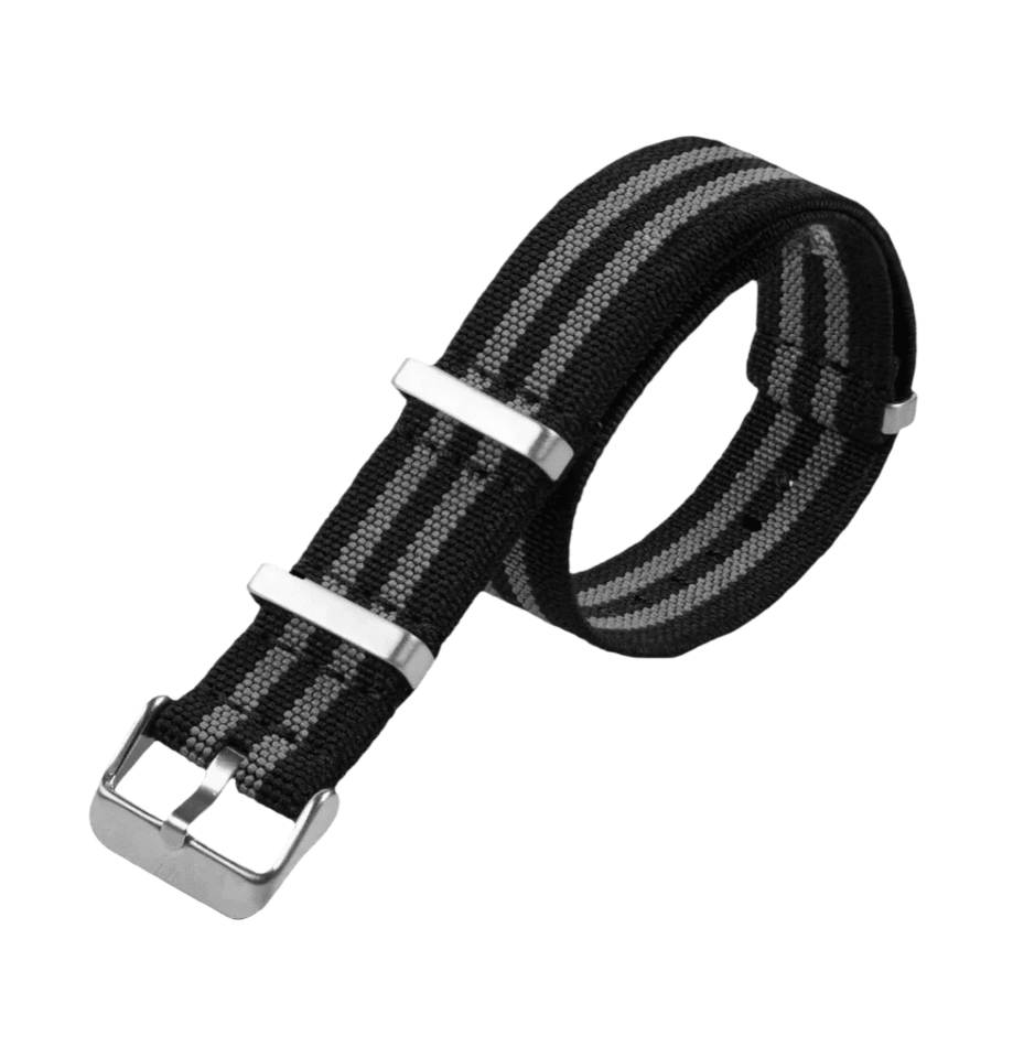 Black & Grey Nylon Strap