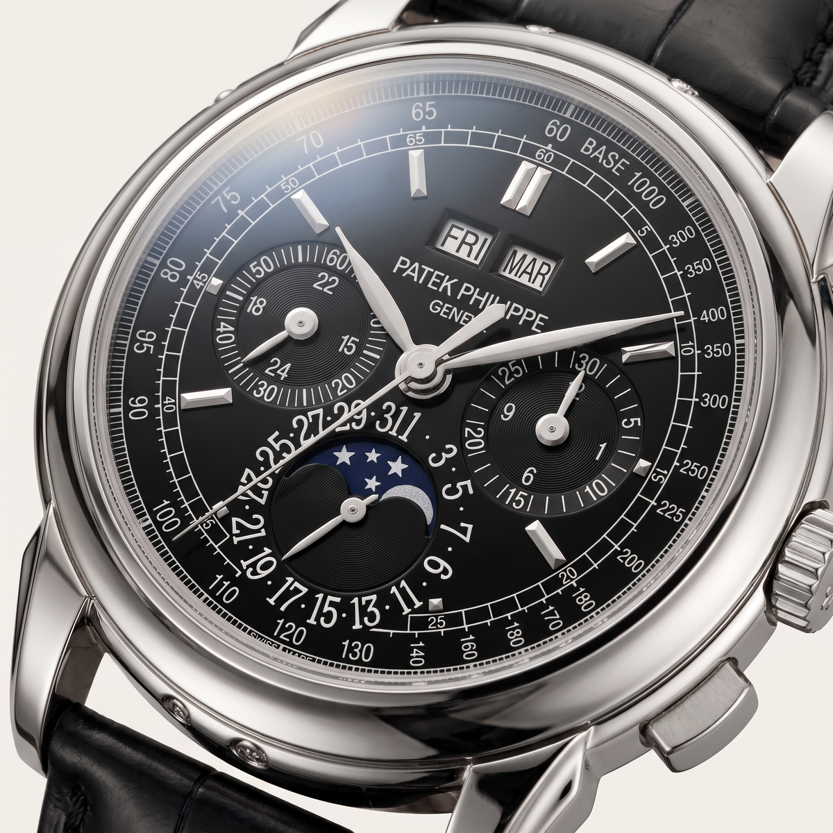 Chronograph Grand Complications 5970 Black Dial Men's Watch