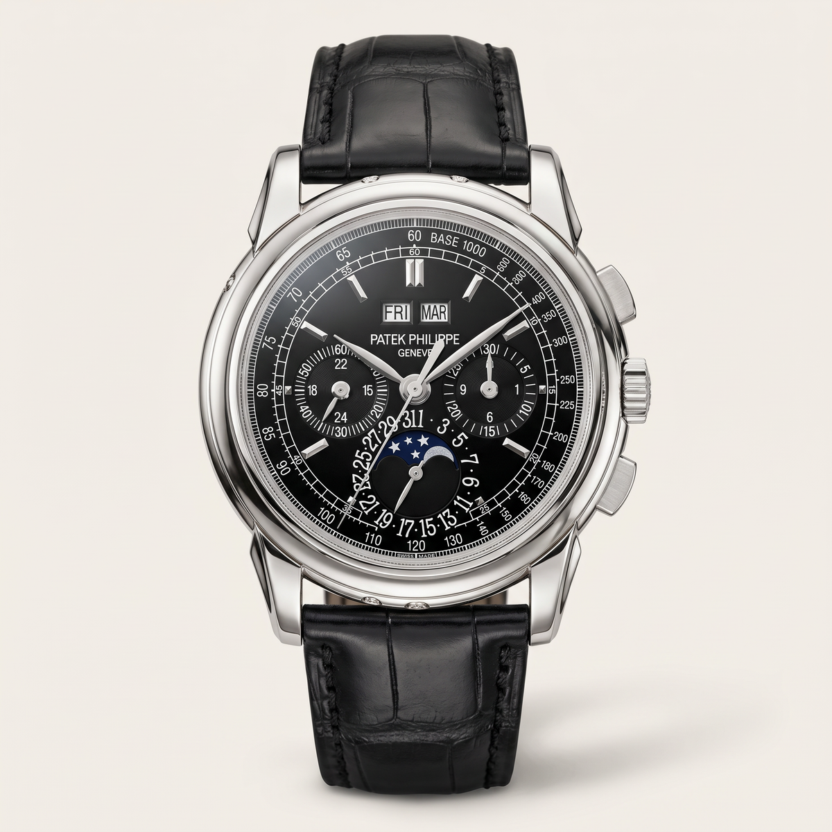 Chronograph Grand Complications 5970 Black Dial Men's Watch