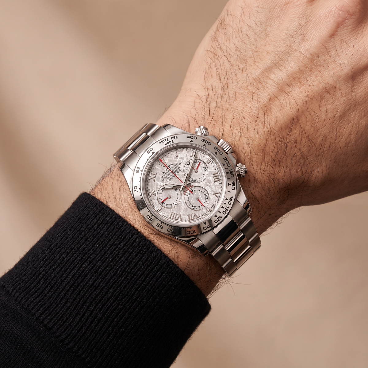 Cosmograph Daytona Meteorite Dial White Automatic Men's Watch
