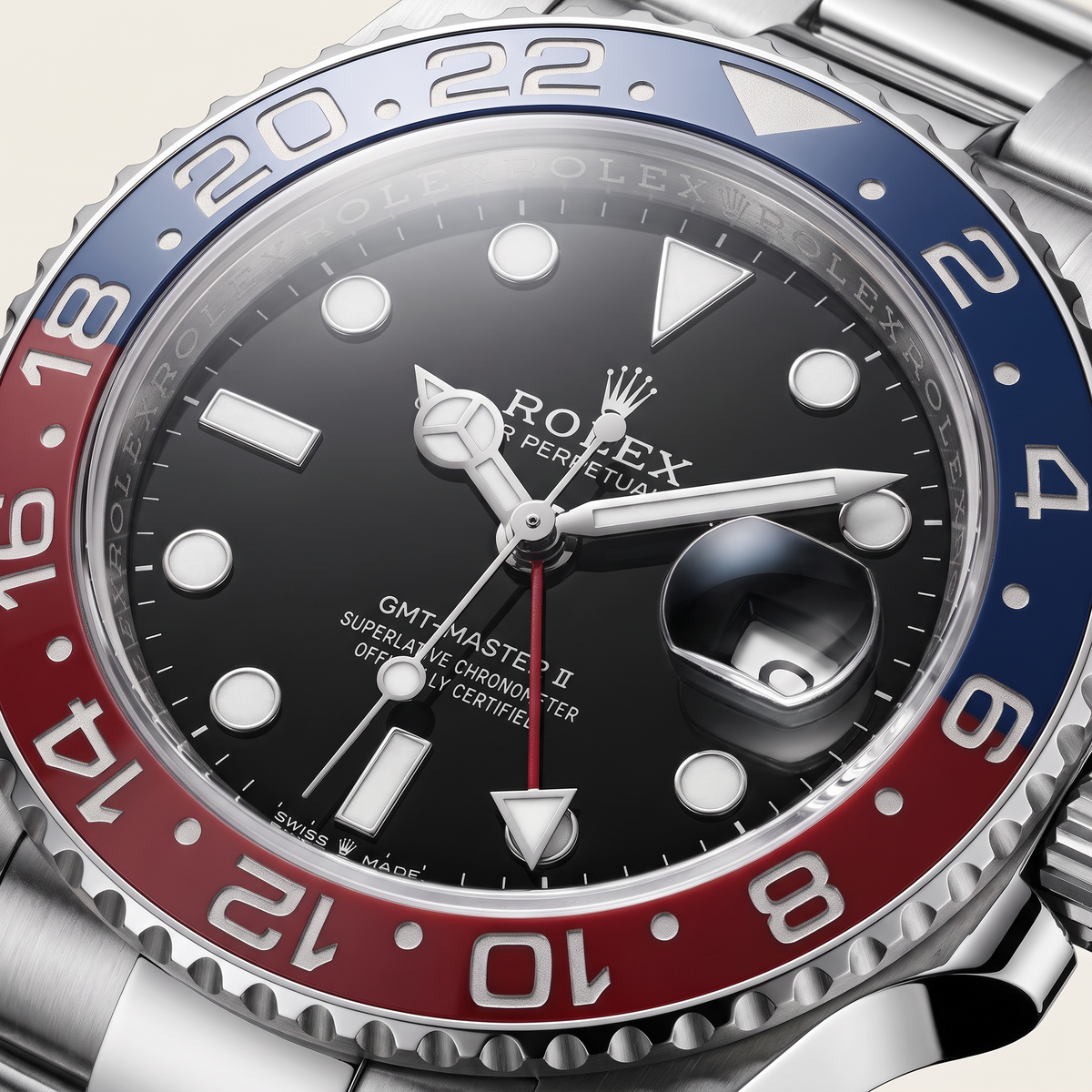 GMT-Master II 126710 Blue Red Pepsi Bezel Automatic Men's Watch