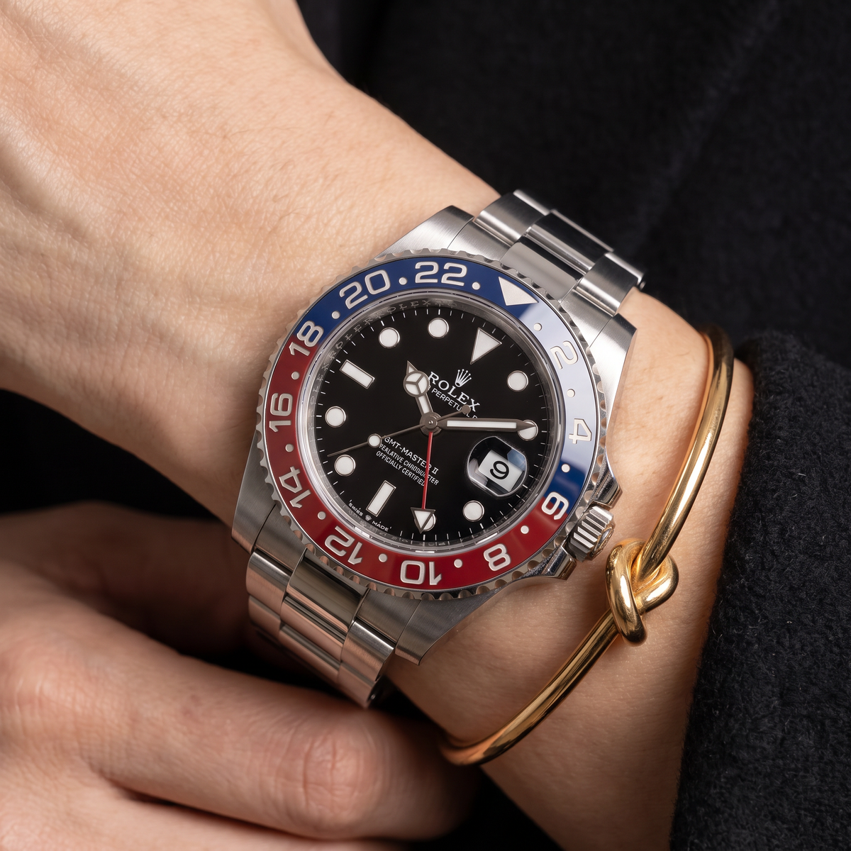 GMT-Master II 126710 Blue Red Pepsi Bezel Automatic Men's Watch