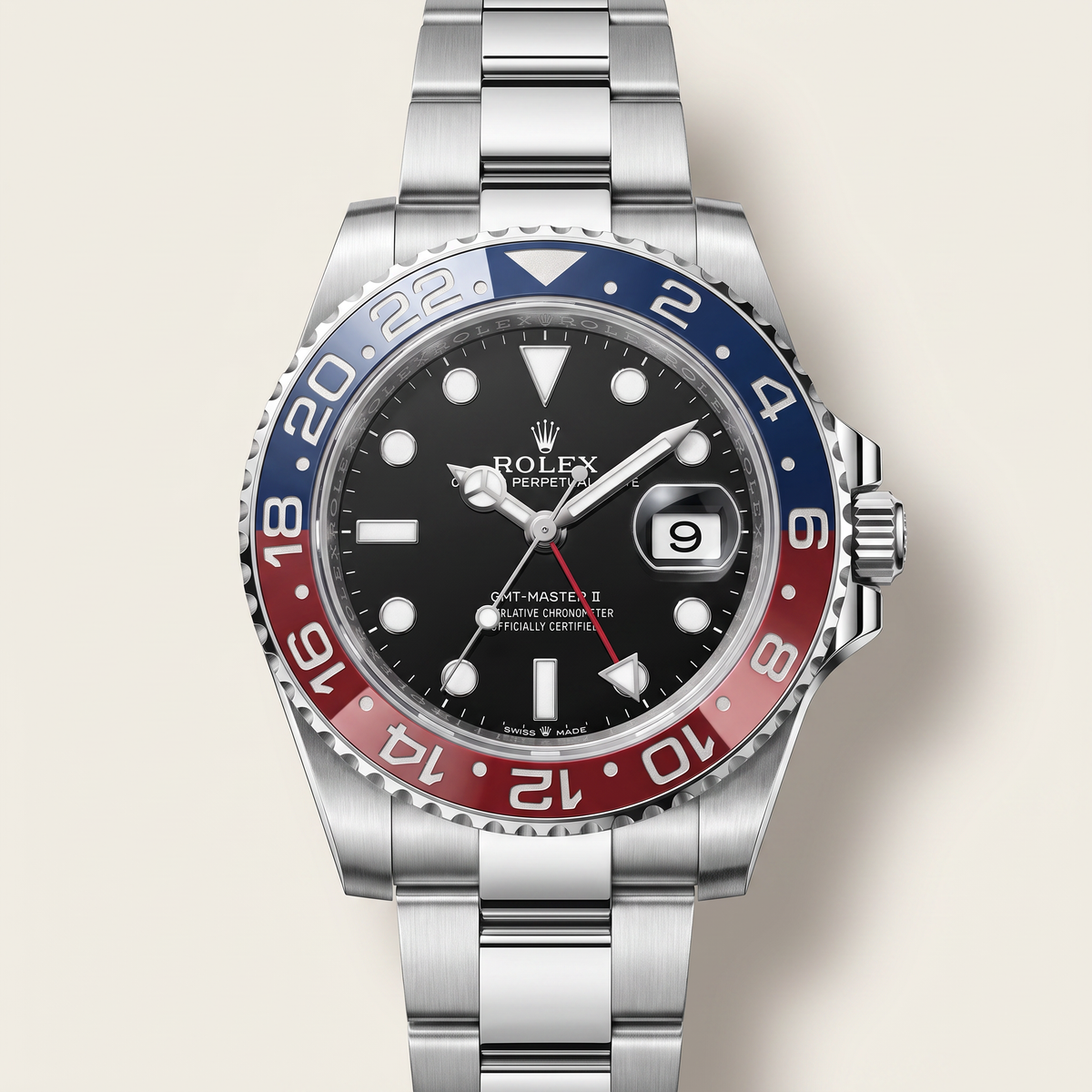 GMT-Master II 126710 Blue Red Pepsi Bezel Automatic Men's Watch