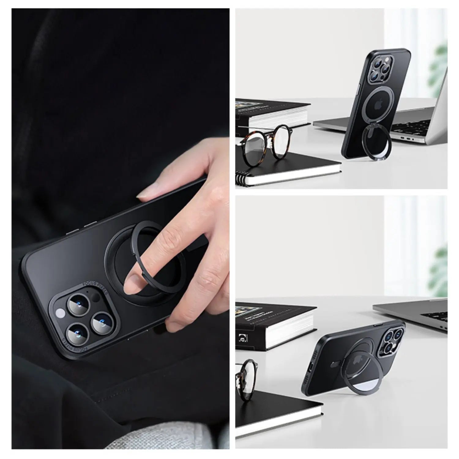 Magnetic Phone Case with Kickstand