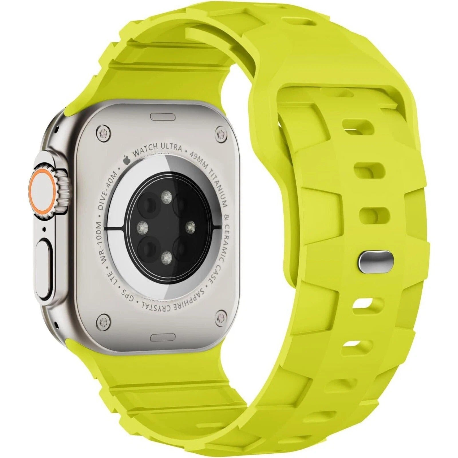 Wide Wristband Silicone Strap For Apple Watch