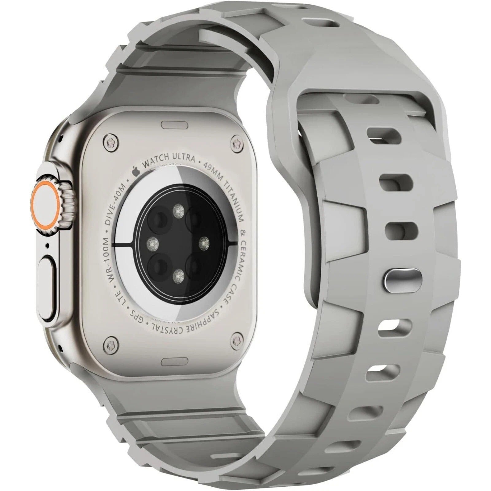 Wide Wristband Silicone Strap For Apple Watch