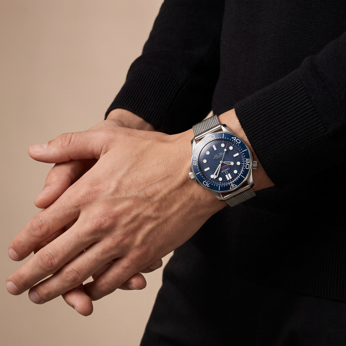 Seamaster Diver 300M Deep Blue Dial Stainless Steel Automatic Watch