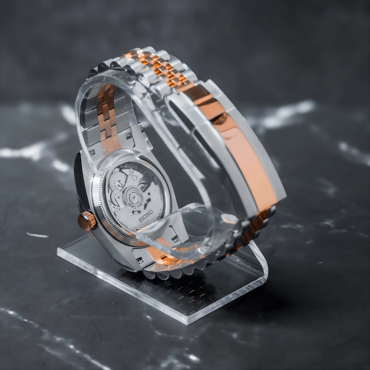Seiko Mod Datejust Twotone Gem