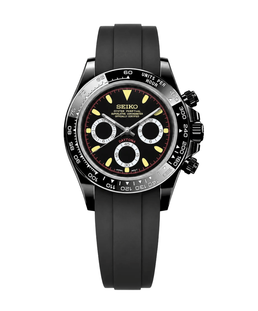 Seiko Mod Daytona Steath Spark