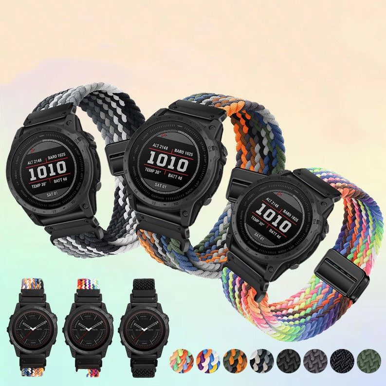 Magnetic Buckle strap for Garmin Fenix 6X 6 Pro 8 7 7X 5 5X Plus