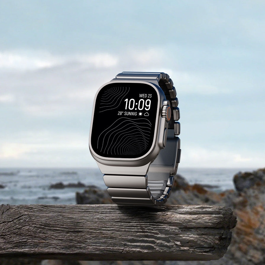 Ultra-Titanium +FKM Band Magnetic Clasp for Apple Watch