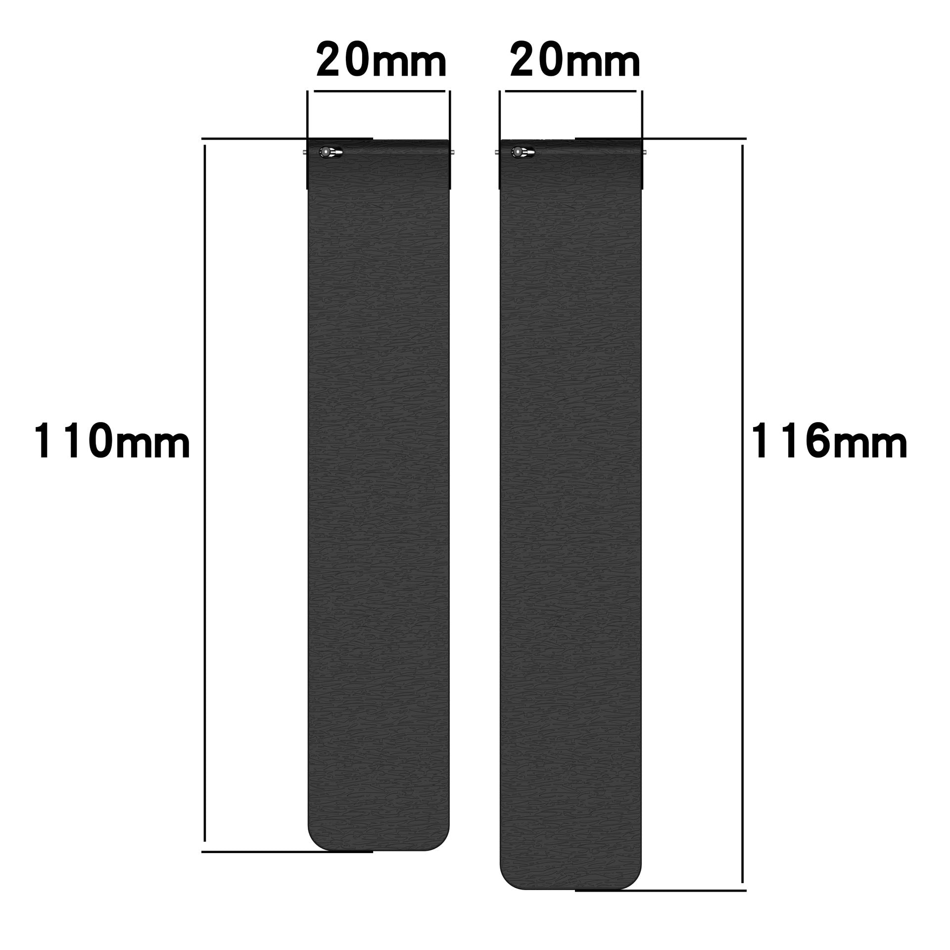 Lychee Magnetic Silicone Band For Samsung Galaxy Watch Ultra 7/7 6 4 5 Pro