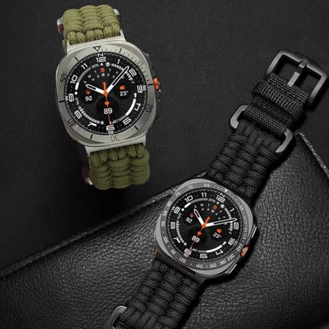 Outdoor Nylon Woven Watch Band for Samsung Galaxy Watch Ultra