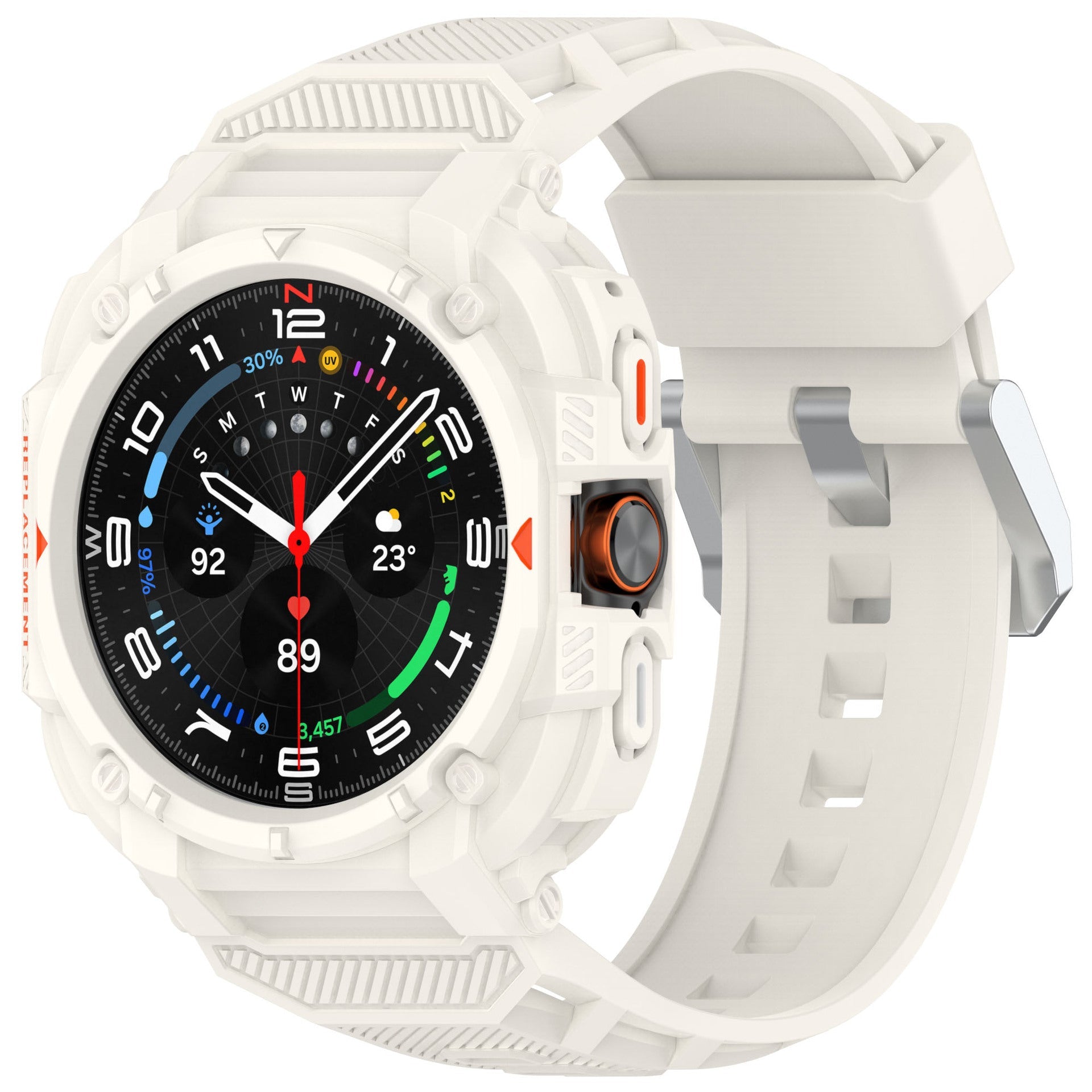 Anti-Drop Hollow Armor Watch Strap For Galaxy Watch7 Ultra 47mm