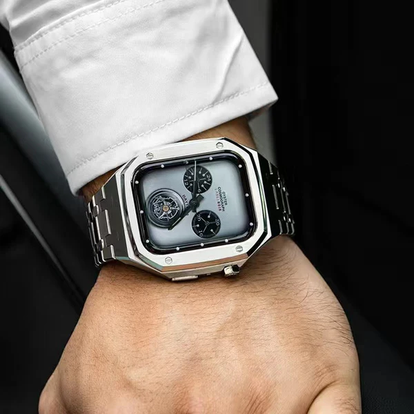 AP Stainless Steel Band Stainless Steel Case Retrofit Kit For Apple Watch