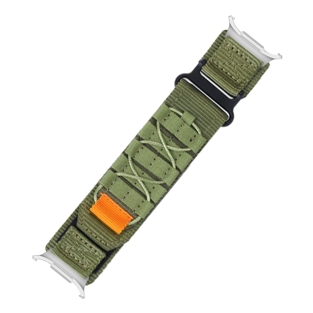 Nylon Canvas Loop Velcro Strap For Samsung Galaxy Watch Ultra/4 5 6 7 Pro