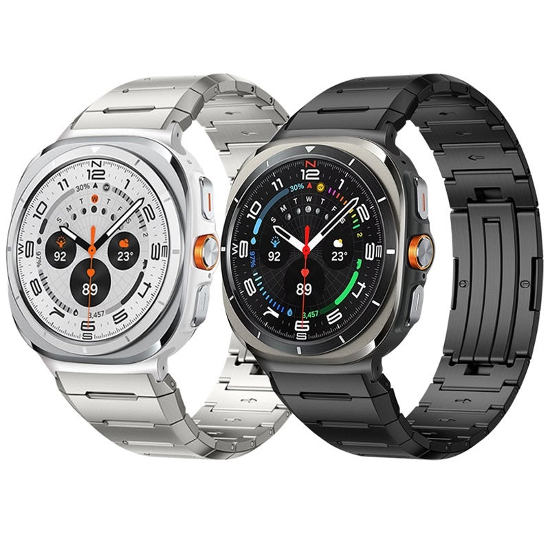Geometric steel band for Samsung watch band