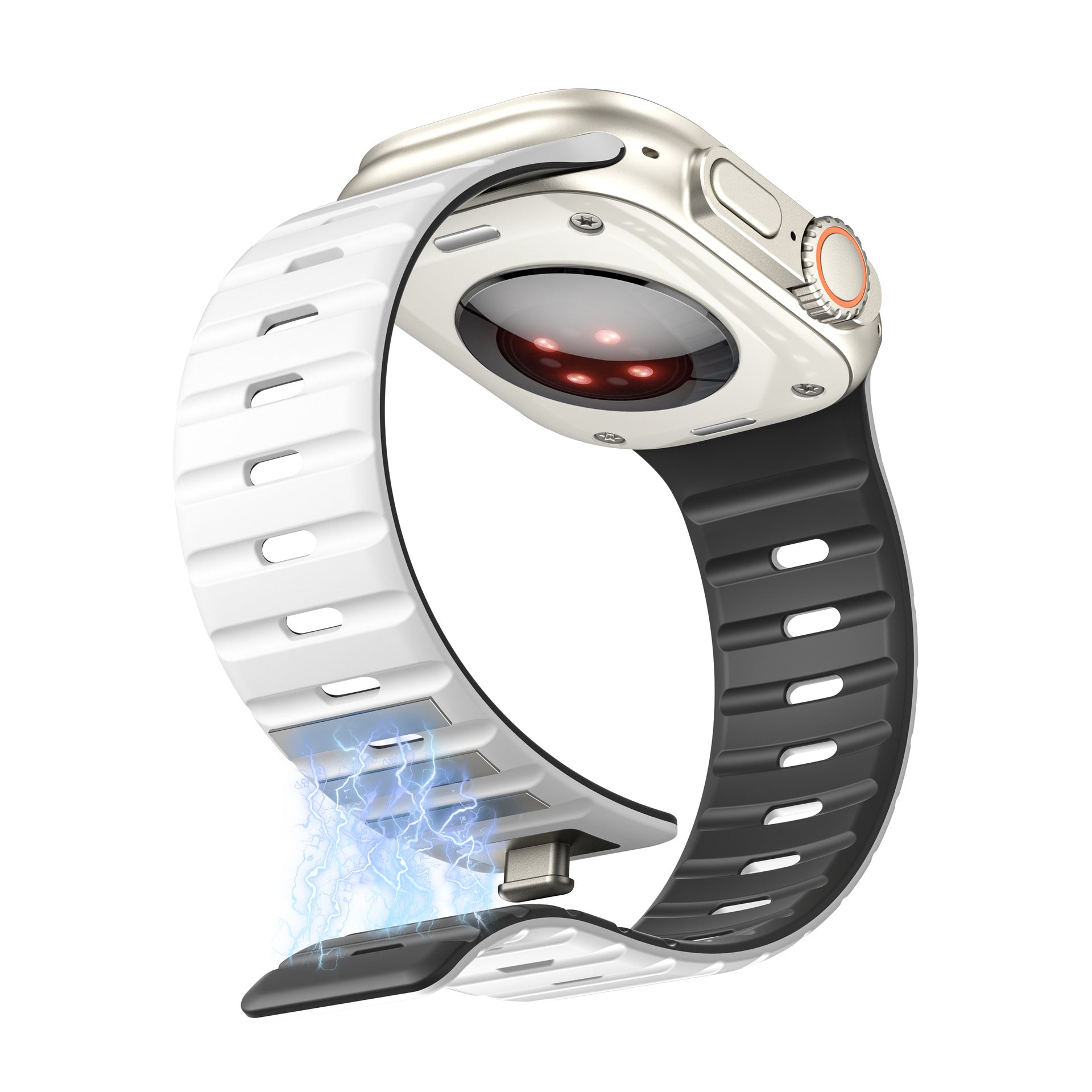 Simple Silicone Magnetic Buckle For Apple Watch