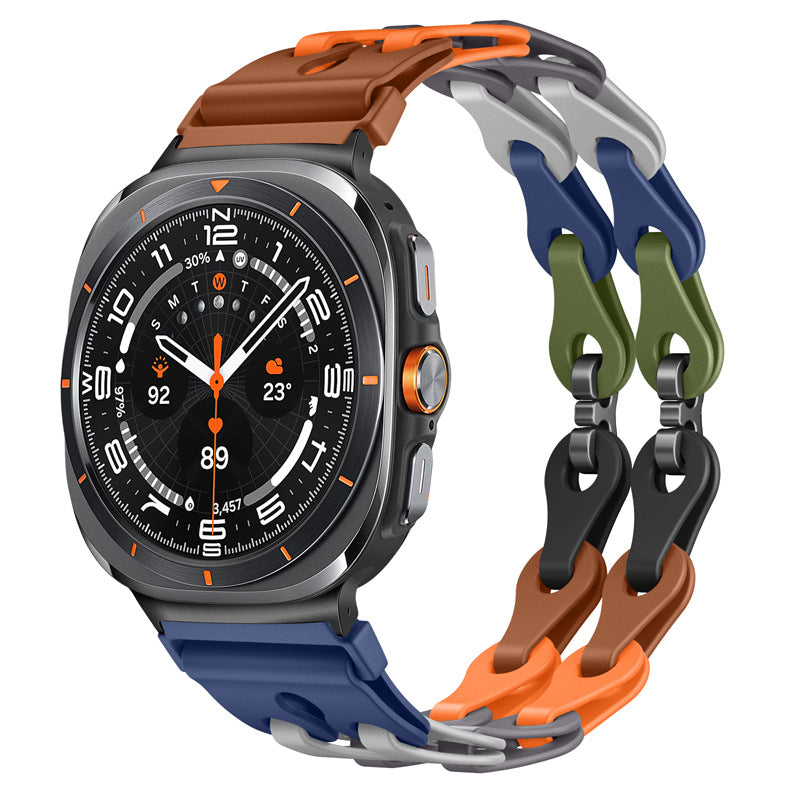 Sport Silicone Watch Band For Samsung Galaxy Galaxy Watch Ultra 47mm