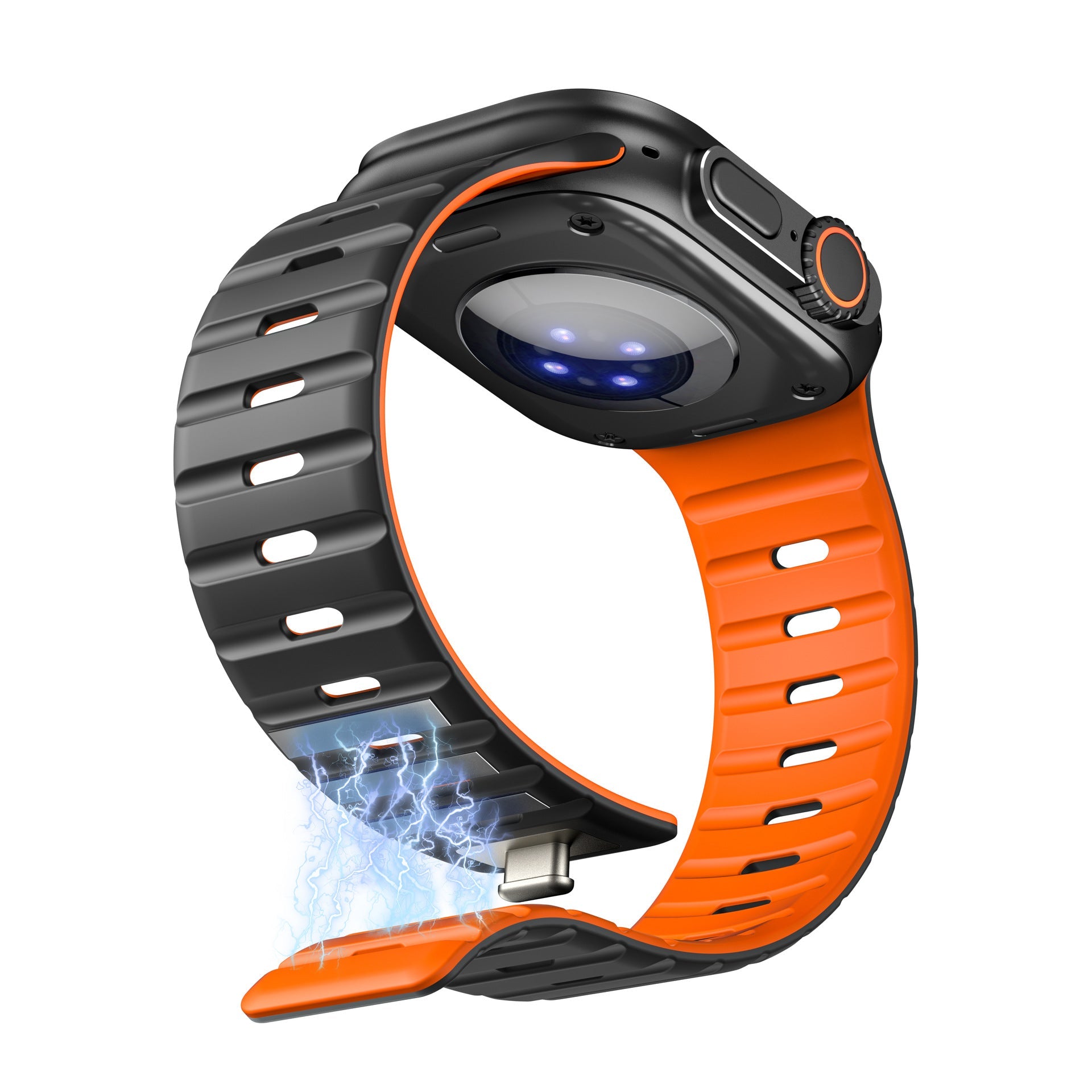 Simple Silicone Magnetic Buckle For Apple Watch