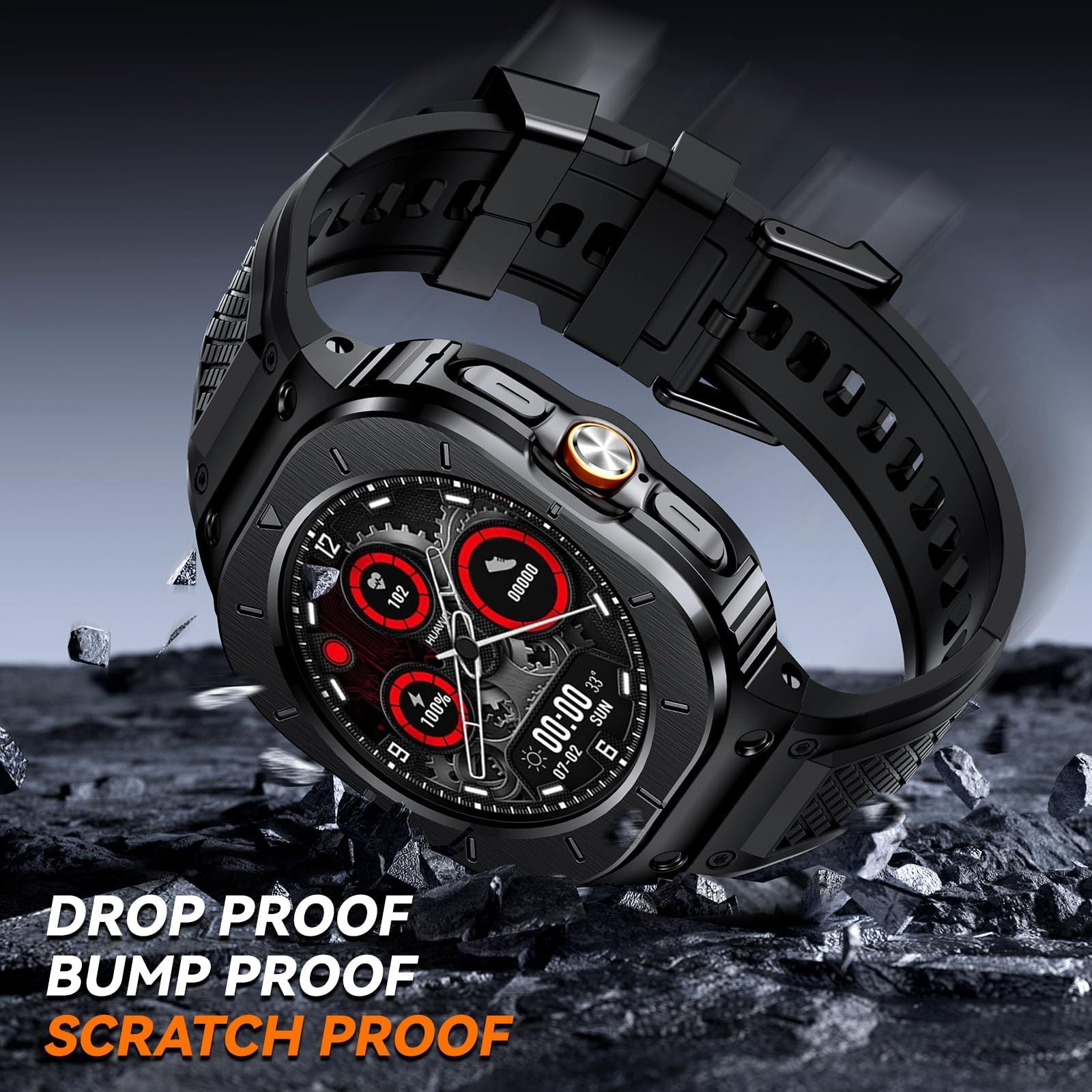 Silicone strap + case protection set For Samsung Galaxy Watch Ultra 47