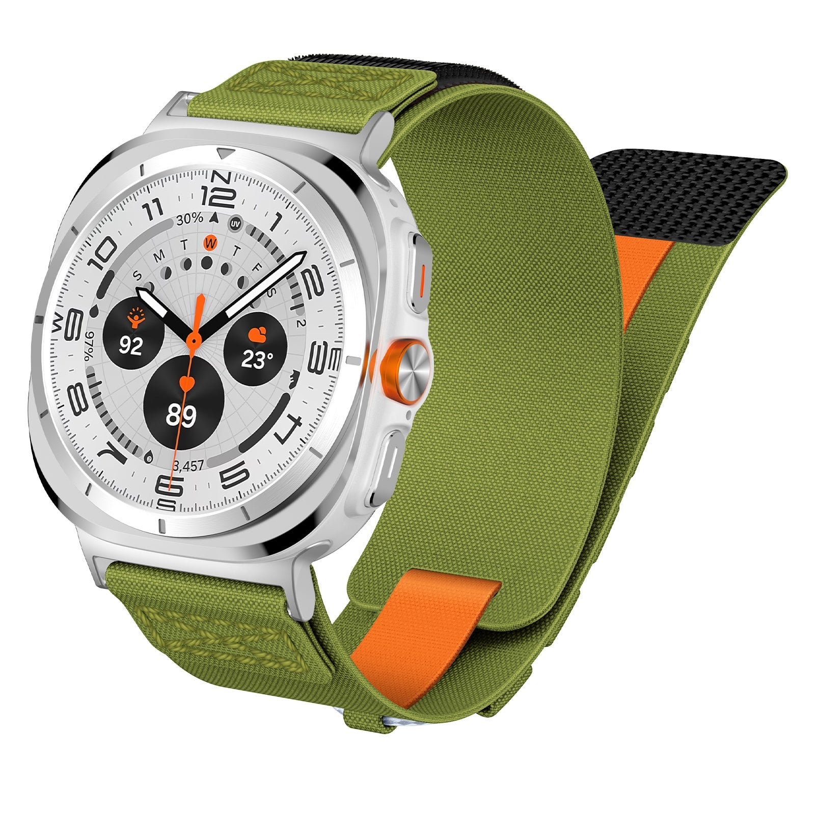 Upgraded Durable Nylon Watch Strap for Samsung Galaxy Watch Ultra