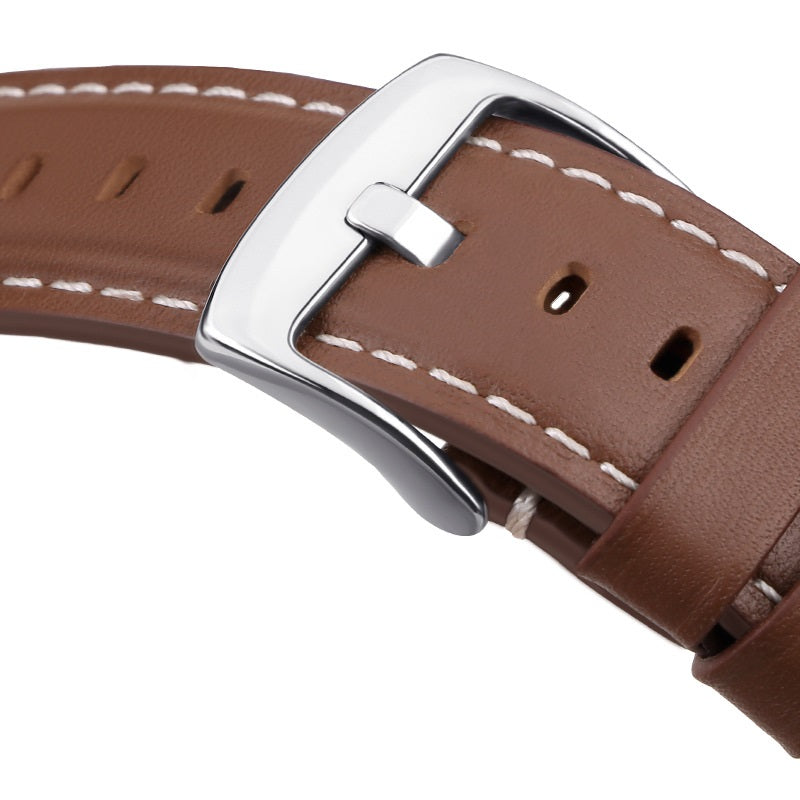 Business Genuine Leather Watch For Samsung Galaxy Watch Ultra