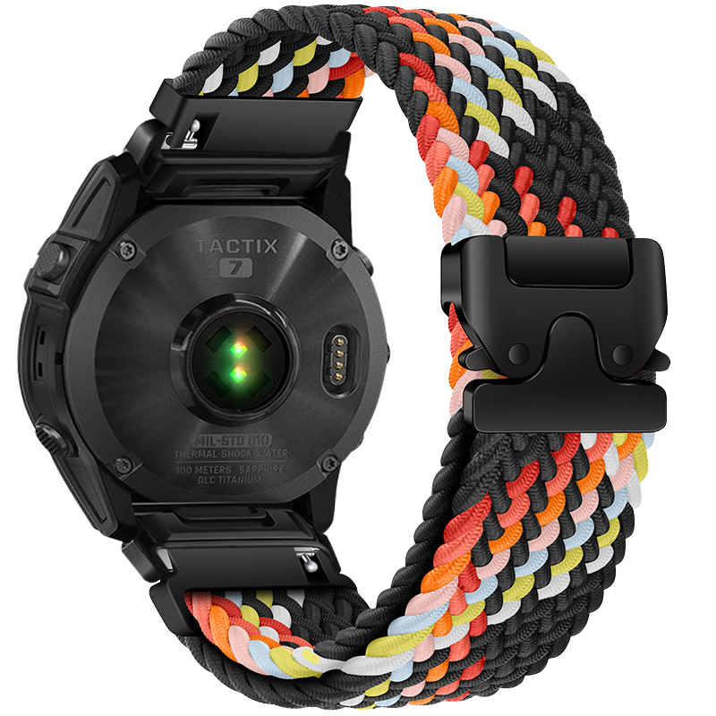 Nylon Braided Band For Garmin Fenix 6X 6 Pro 8 7 7X 5 5X Plus