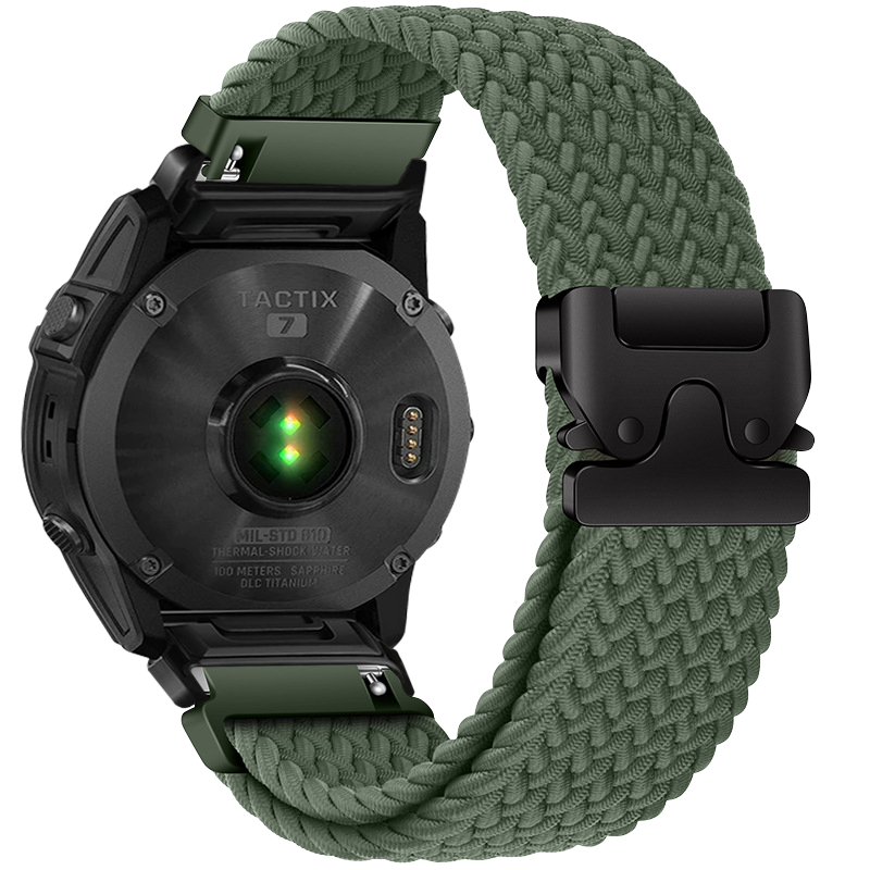 Nylon Braided Band For Garmin Fenix 6X 6 Pro 8 7 7X 5 5X Plus