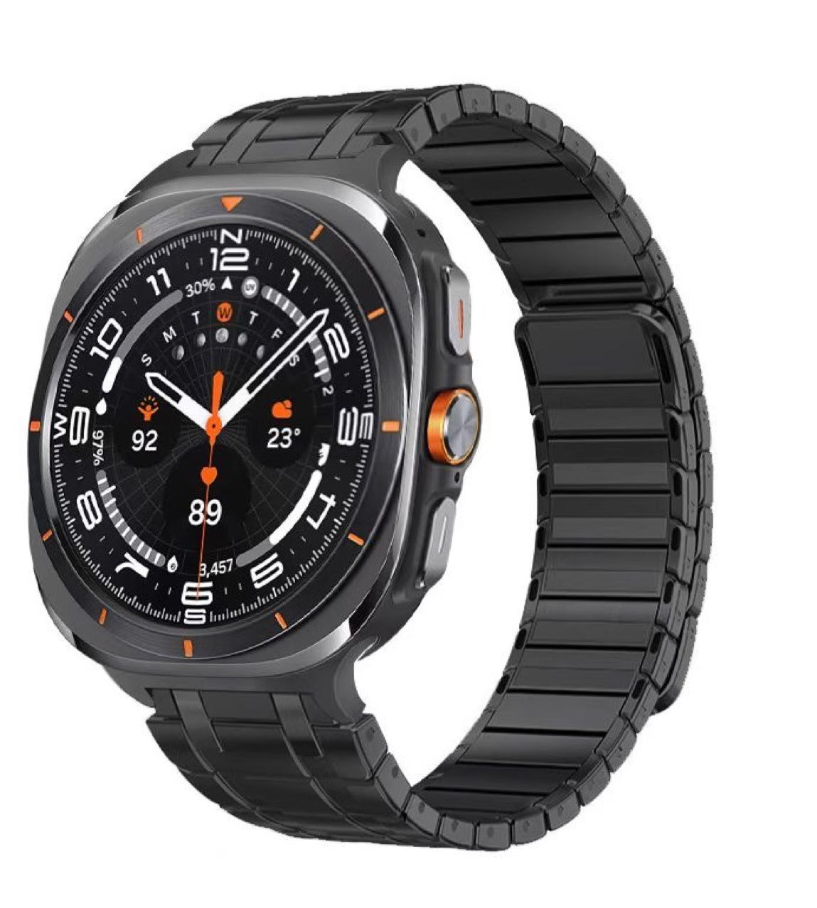 AP Frosted Stainless Steel Magnetic Band For Samsung Galaxy Watch 7 Ultra