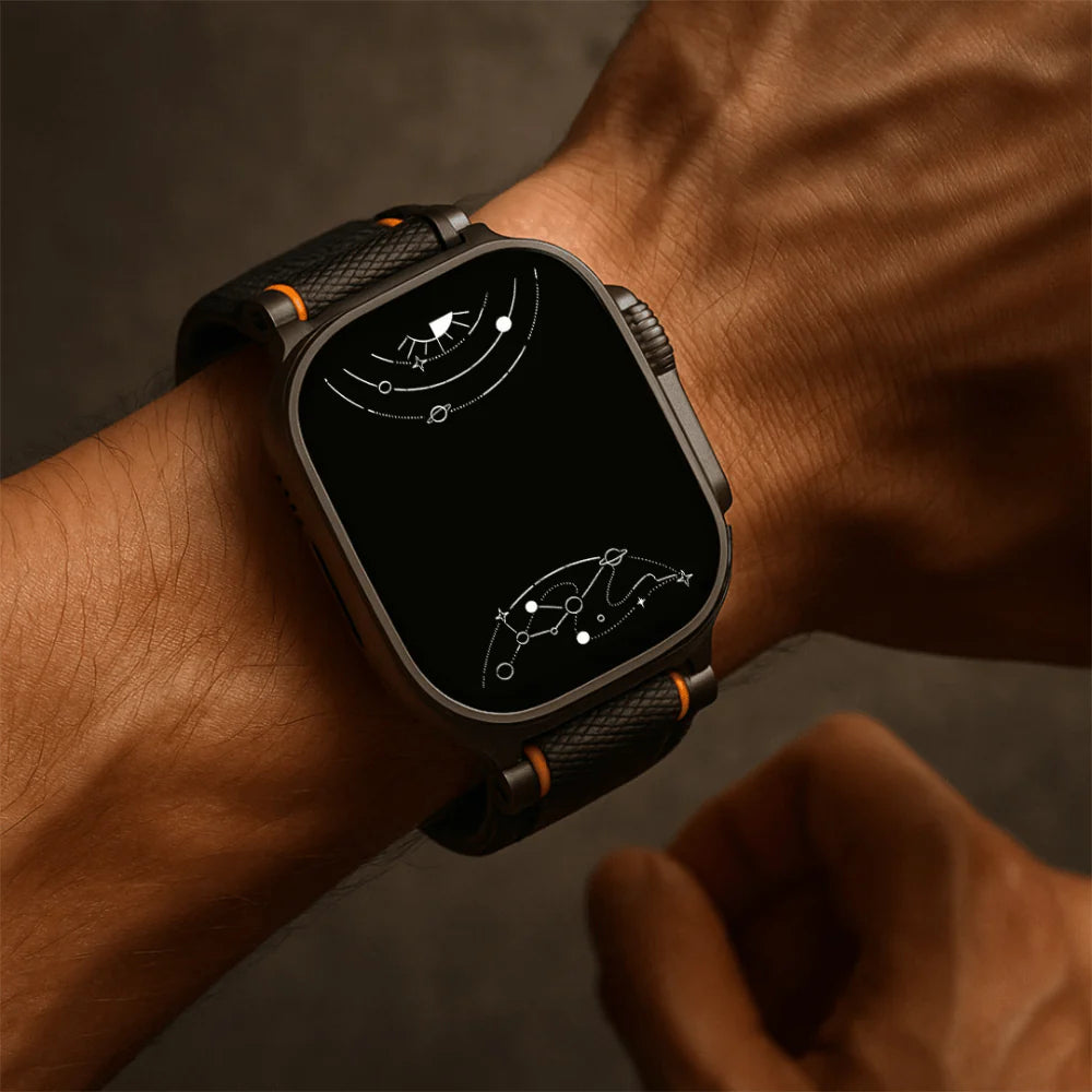 Tactical Destiny Gear Rotating Silicone Band For Apple Watch