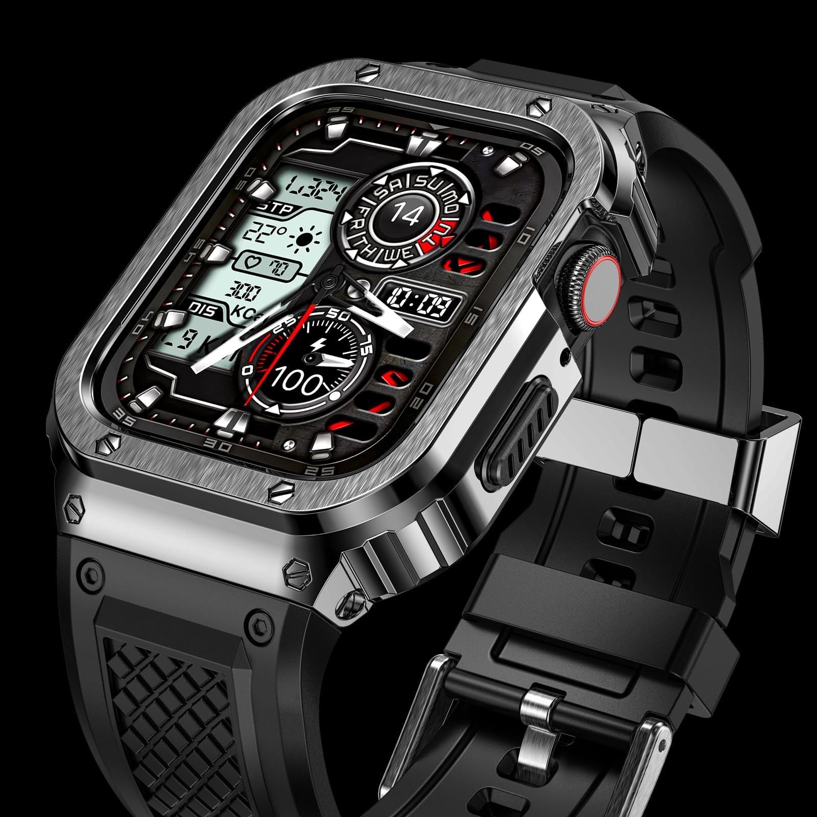 Knight Series- Rugged Case  Retrofit Kit For Apple Watch