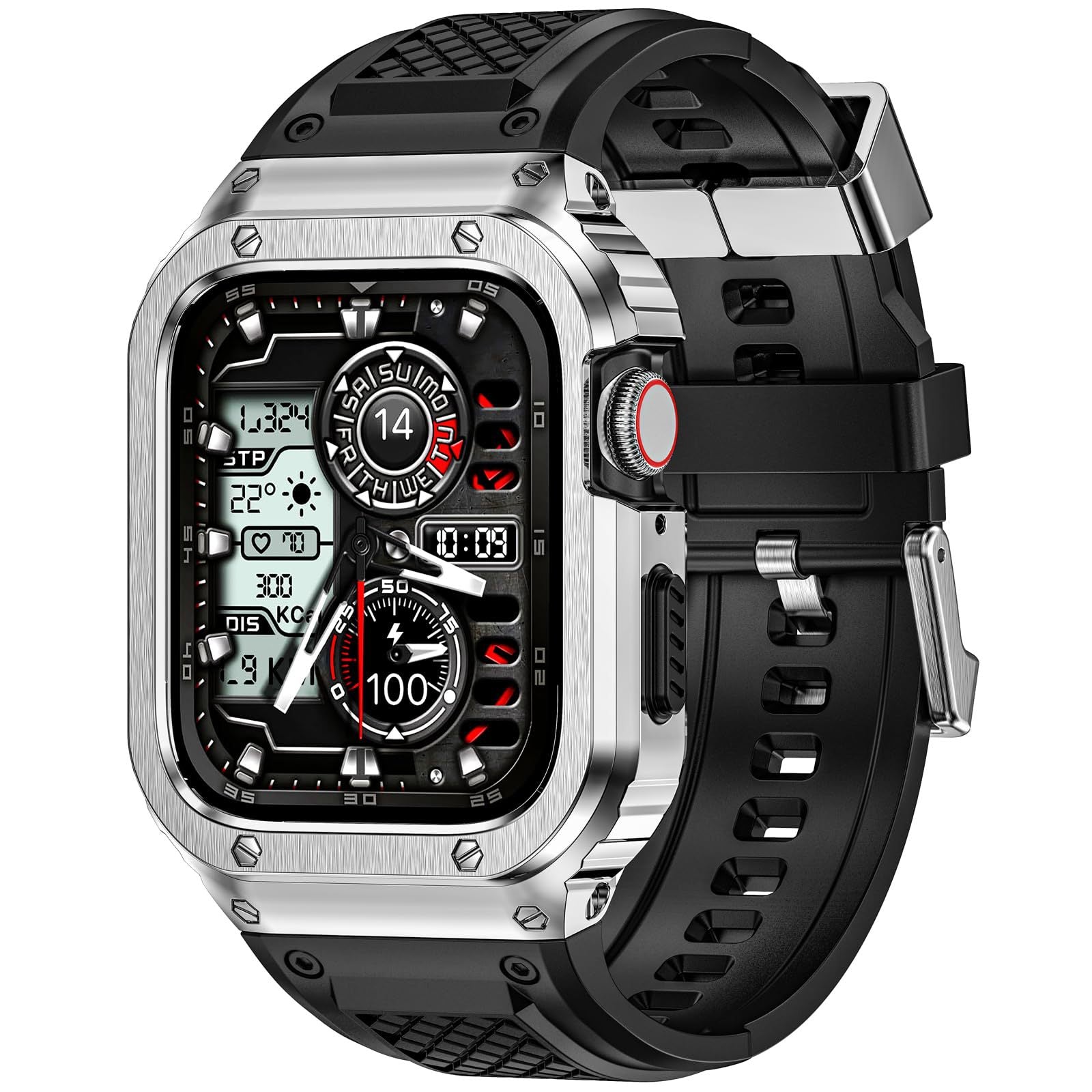 Knight Series- Rugged Case  Retrofit Kit For Apple Watch