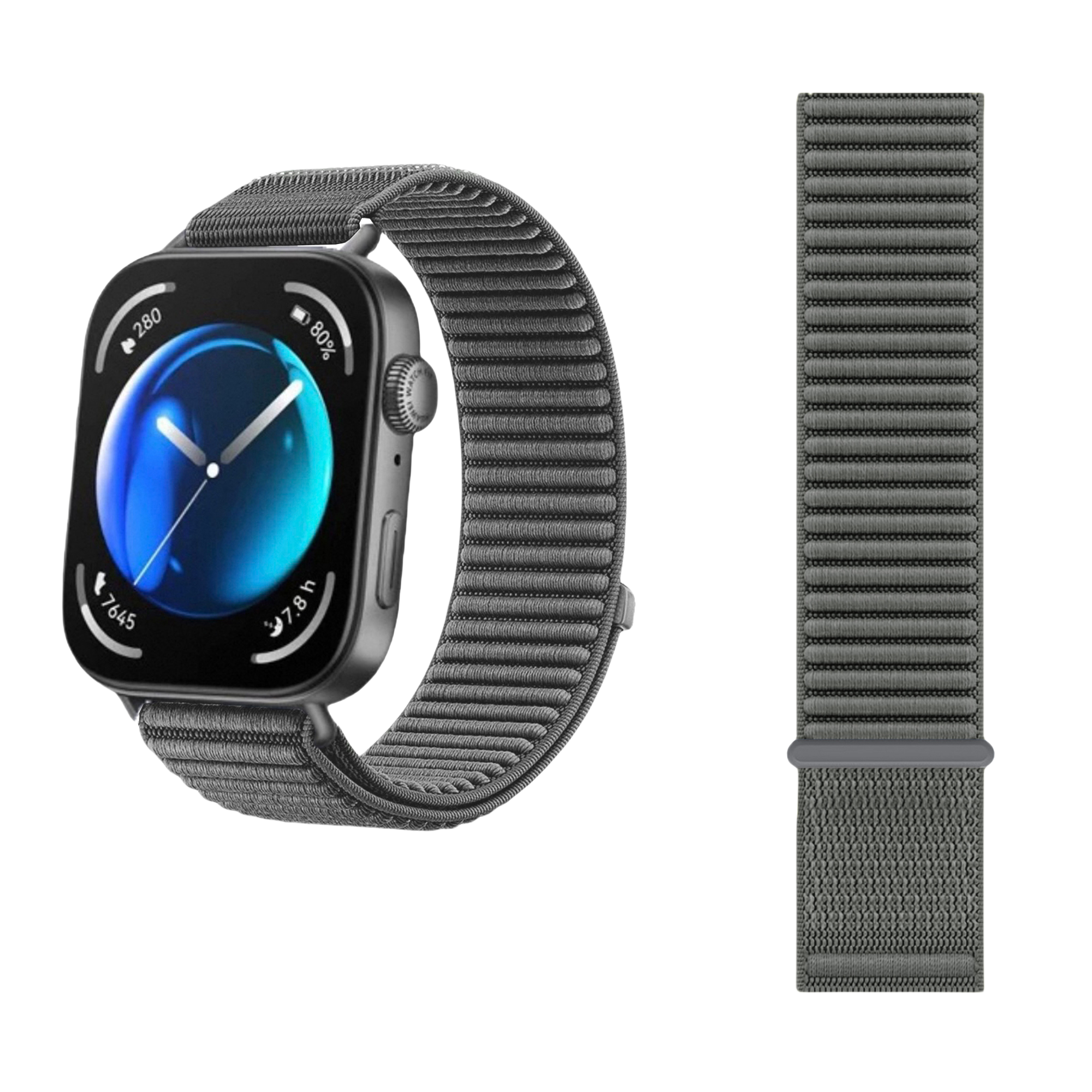 Wilderness Mountain Nylon Strap for Apple Watch – Breathable Woven Band with Buckle