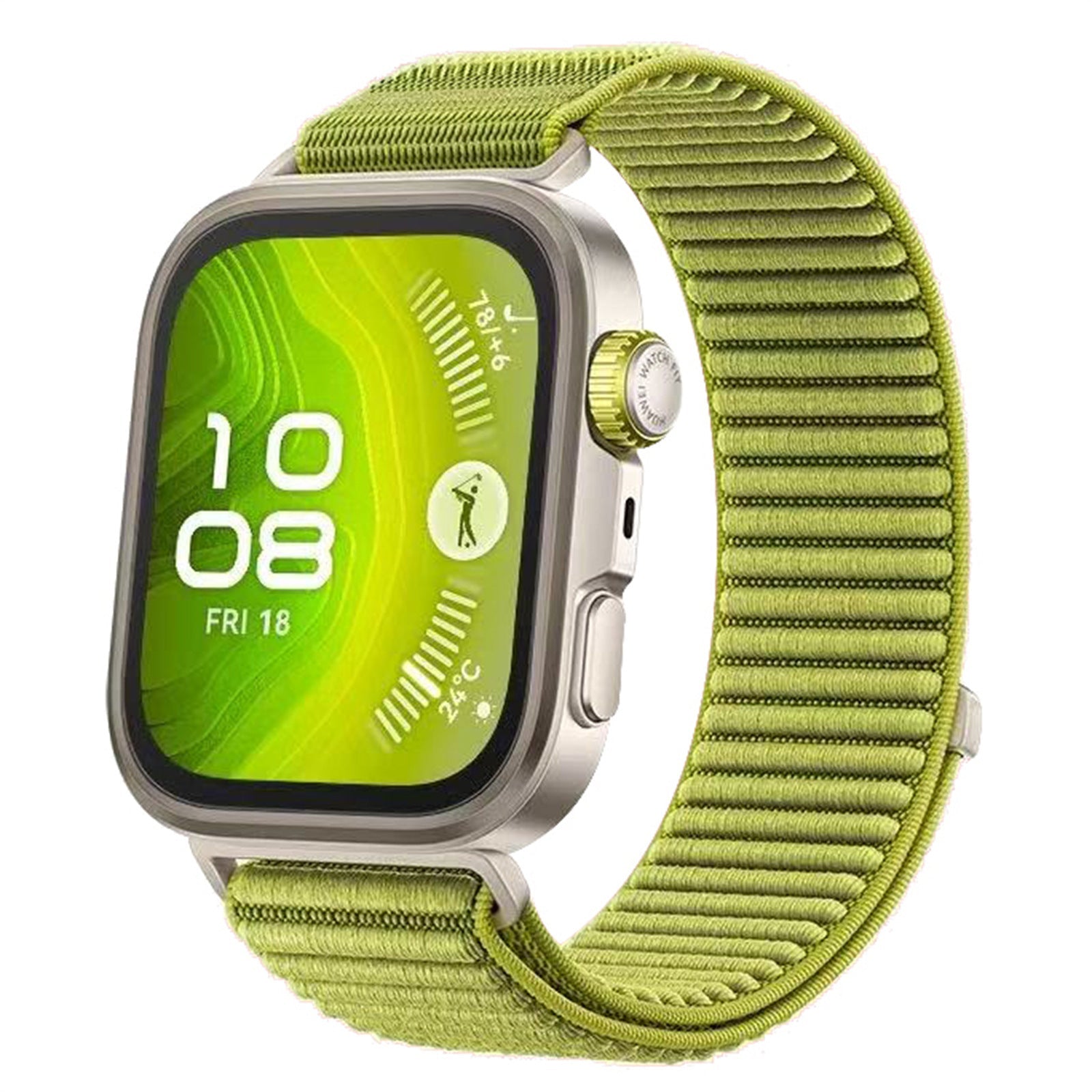 Wilderness Mountain Nylon Strap for Apple Watch – Breathable Woven Band with Buckle